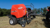 Crop intake of a KUHN FB 3125 fixed round baler